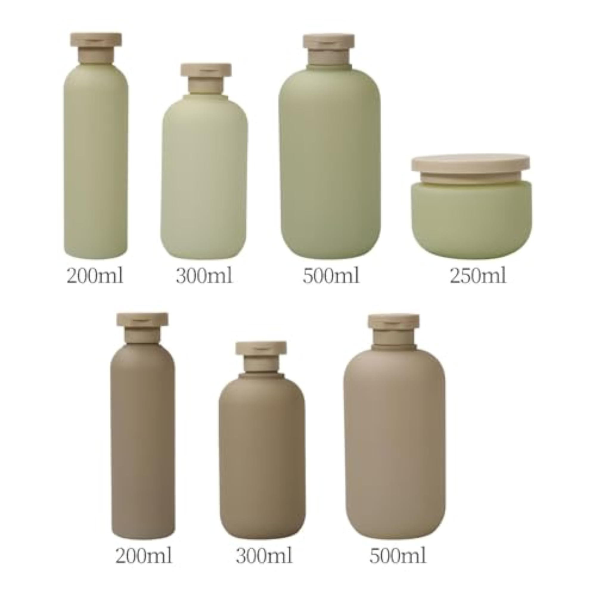 3x Cosmetic Makeup Packing Storage Holder Containers Squeeze Bottles
