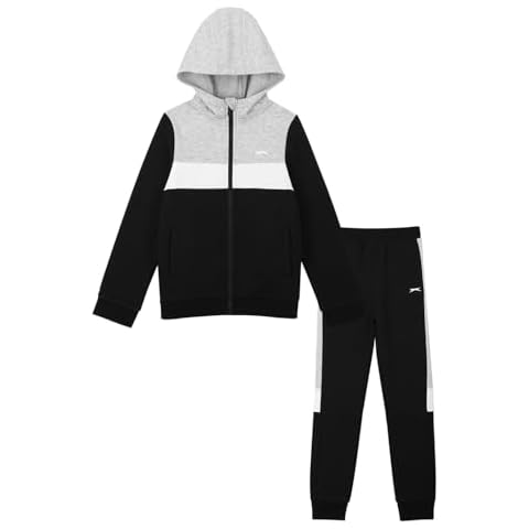 Slazenger Boys Full Zip Fleece Tracksuit Cover