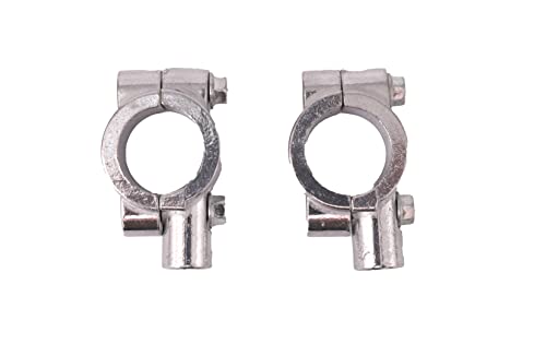 ICTRONIX 2X Universal 25mm Motorrad Lenkerhalterung Lenkerhalter Befestigungs Klemmen 8mm Spiegel Halter