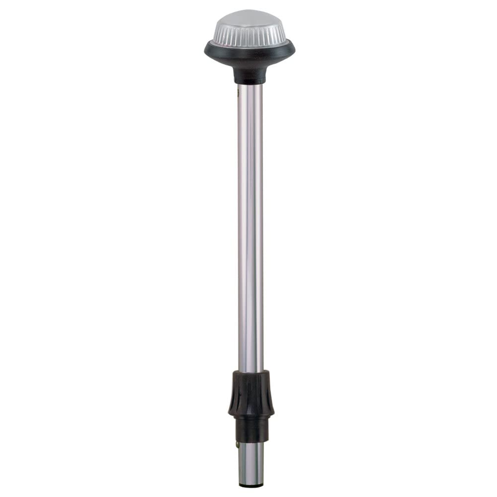 Perko 1460DP4CHR Coastal Series Reduced Glare White All-Round Pole Lights - 36