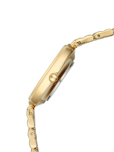 Image of Fastrack Vyb Iconique with Quartz Analog Green Dial Gold Zinc Alloy Strap Watch for Girls - FV60115YM01W