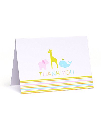 Baby Animal Thank You Cards
