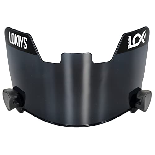 LOKIYS Football Visor - for Youth Football Helmets & Adult Football Helmets (Black)