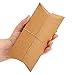 Juvale Gift Card Holder Pillow Boxes - 7.5 x 3.7 x 1.2 In, Brown, 100-Pack - Favor Pouches, Cardboard Pouches with Jute Twine