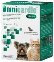Omnicardio plus Hifarmax – hartsupplement voor honden en katten | hartondersteuning met taurine en L-carnitine | hartsupplement voor honden | 60 tabletten
