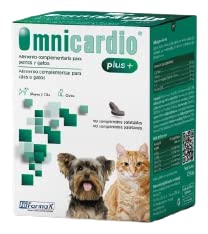 Omnicardio Plus Hifarmax - Heart Supplement for Dogs and Cats | Heart Support with Taurine and L-Carnitine | Dog Heart Supplement | 60 Tablets