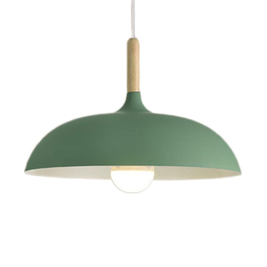 Wiszące do sypialni Minimalistyczny metalowy klosz lampy wiszące wewnętrzne w kształcie makaronika regulowane drewniane wieszaki do salonu, jadalni i kuchni