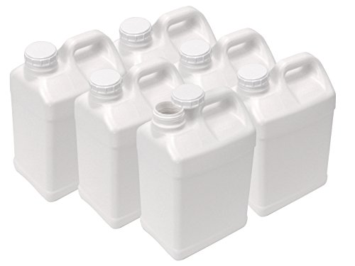 2.5 Gallon Plastic F-Style Jug, Pack of 6