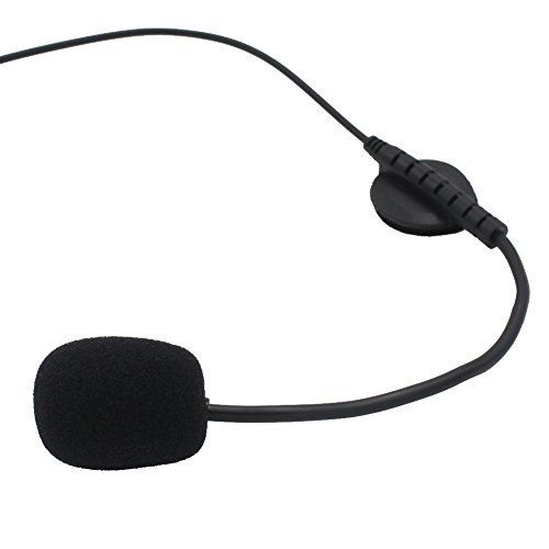 Aoer 2 Pin Open/Half Face Earpiece Headset Mic For Two Way Radio Walkie Talkie Kenwood Baofeng Wouxun Tyt Puxing #TOP1