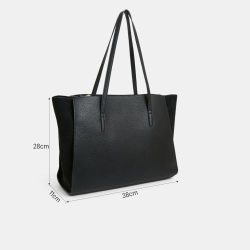 Accessorize faux leather tote bag – image 6