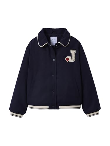 JONEN Veste style teddy fille marine 8A