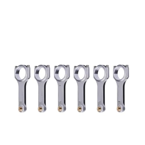 Connecting Rods 135mm Forged 4340 Steel Shot Peened Floating Pin Compatible with 328i 528i E36 E46 M52B28 Engine