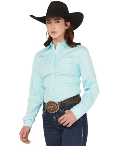 Cinch Women's Solid Turquoise Shirt