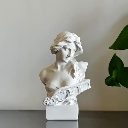 Busto 6" H Diosa Griega Artemisa Escultura Decorativa miniatura 2