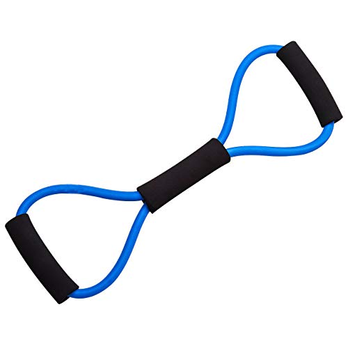 SYGA Yoga Pilates Pull Rope Gym Fitness Resistance Elastic Rubber Bands Straching Training Cord_Blue