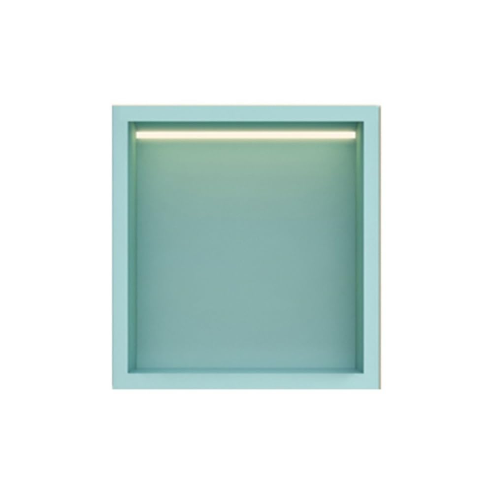 Étagère de douche encastrée pour créer une ambiance spa moderne dans votre salle de bain LED
