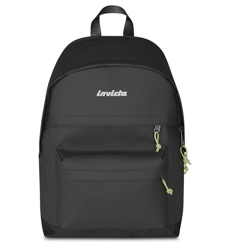 Sac à dos Invicta American Plus City noir 23L pour école et ordinateur 13 pouces