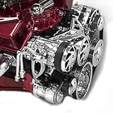 March Performance 20280 Deluxe Serpentine Pulley Kit for Small Block Chevy Engine