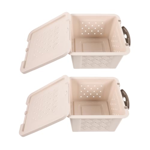 Mikikit 2pcs Box Handheld Hamster Carrier Box Portable Cage for Small Animals for Outdoor Travel Hiking Shopping and Subway Use Sturdy and Practical Design