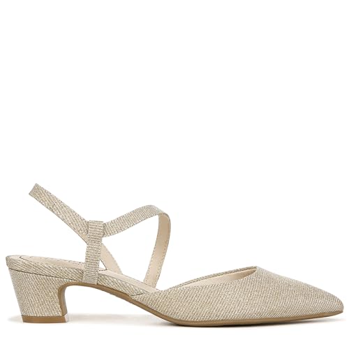 LifeStride Women's Minimalist Pump Light Gold Rhinestone Fabric 6.5 W by LifeStride - Used condition - Image 6