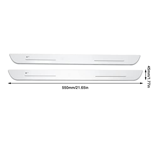 Pedal de Soleira de Porta, Protetor de Soleira de Porta de Carro Sem Fio 7 Cores IP67 Interruptor In