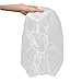balacoo 50pcs Disposable Hood Caps: Hair Net Beard Covers Non-Woven Bouffant Hoods Protective Caps Hairnets for Work Food Service