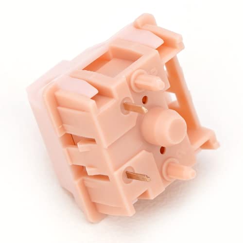 Image of MELETRIX WS Mechanical Keyboard Switches 5 Pins PCB Mount Lubed Linear Switches Pink (35pcs)