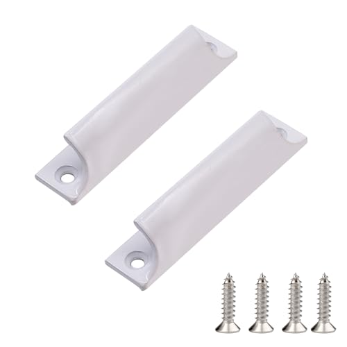 2 Stück Balkontürgriff Außen Metall, Aluminiumlegierungsgriff Mit Schrauben,Schiebetürgriff,Terrassentürgriff,Schrankschubladengriff,Küchentürgriffe für Fenster,Balkontüren, Schiebetüren, Schubladen