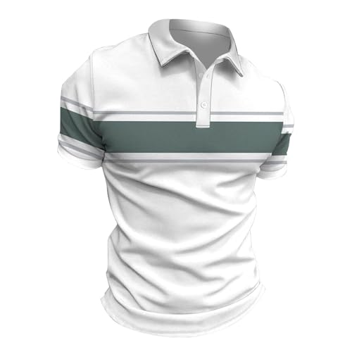 T-shirt homme respirant anti-transpiration polo en coton manches courtes