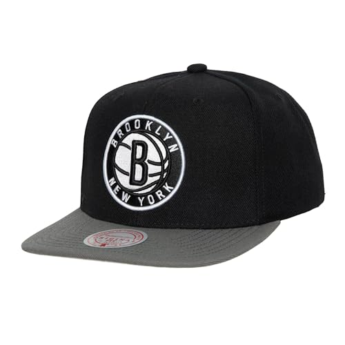 Mitchell & Ness Snapback Cap NBA Wool 2 Tone Brooklyn Nets Black/Grey