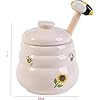 Young's Inc. Ceramic Honey Jar With Wooden Honey Dipper - Farmhouse Kitchen Decor - Tea Accessories : Buy Online At Best Price In KSA - Souq Is Now