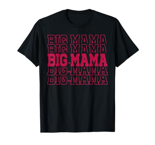 Cute Personalized Big-Mama Birthday Matching Family T-Shirt