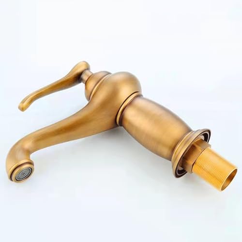 Mitigeur de lavabo rétro eau chaude et froide pour vasque compacte - 4