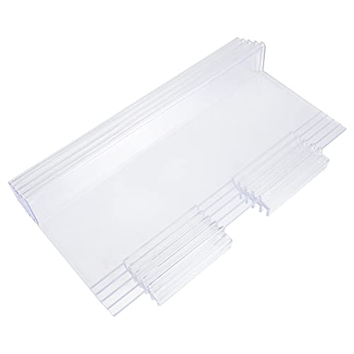 iplusmile 5pcs Shoe Rack Channel Sandals Display Rack Sandalias De Sandal Display Rack Acrylic High Heel Sandals Display Shelves Plastic Shoe Display Rack Upper Slot Plate Casual