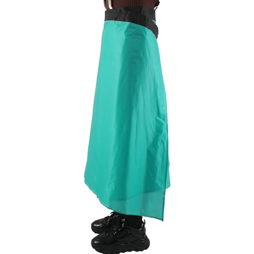 SOUUXIU Ultraleichter dünner Regenrock wasserdichte Kilt Regenhose Packable Windschutz Kilt Rock