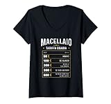 donna macellaio tariffa oraria - macellaio divertente maglietta con collo a v