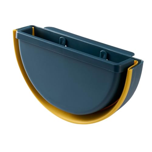UKCOCO Basura Pared de Almacenamiento para Compacto y Práctico Azul Oscuro