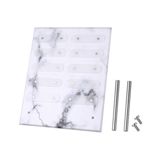 Didiseaon Présentoir D'Échantillons D'Ongles Avec Support Tableau De Nuancier En Acrylique Pour Nail Art Outil D'Affichage Pour Salon Maison Et Décoration