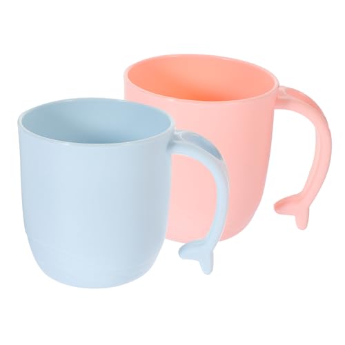 ULTECHNOVO 2Piezas Tazas para Vaso para Cepillo Soporte para Cepillo de Material Duradero Limpiar