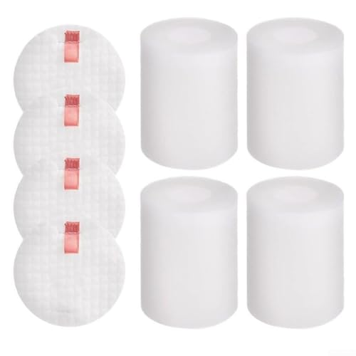 Zilimontt Lot de 4 filtres de rechange pour aspirateur robot Shark IQ, filtres en mousse et feutre compatibles avec les nettoyeurs RV1001 AE, UR1000SR, AV1010AE, AV2501S