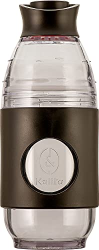 Kalita GO-BREW #35277 Coffee Maker, 16.9 fl oz (500 ml), Outdoor Wave Filter with KWF-155, Black