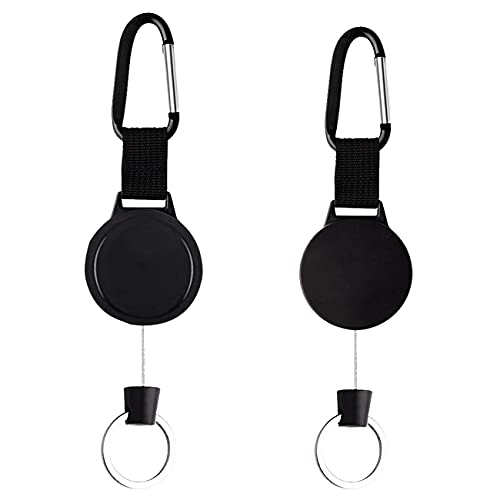 2 Pezzi Portachiavi Retrattili,Cinghia portachiavi...