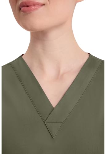 Image of Dickies EDS Signature Scrubs Tops for Women V-Neck Modern Classic Fit
