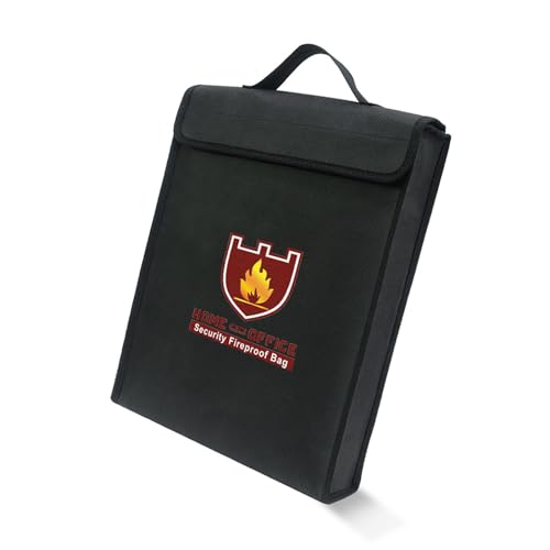 Bolsa ignífuga para proteger documentos valiosos del fuego en casa 6