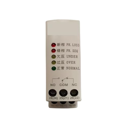 JVRD-220V AC Phase Failure Protection Relay 3 Phase Voltage Monitoring Relay 50/60Hz