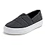 Black Puffy Textile Loafer
