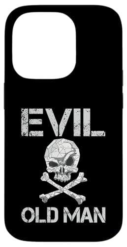 Evil old man Der bose Alte Mann Totenkopf �X�}�z�P�[�X iPhone 14 Pro �p