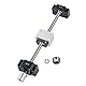 CNCMANS SFU1204 Kugelumlaufspindel, SFU1204 250mm Edelstahl Ball Screw Gewindespindel mit Bearbeitetem Ende + Bk10 / Bf10 Unterstützung + Kugelumlaufmutter + MuttergehäUse + Kupplung, Hohe Präzision
