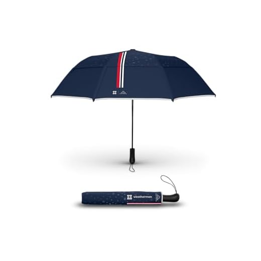 Weatherman Premium Travel Umbrella with Windproof Design
