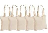 ✔️ 𝐇𝐢𝐠𝐡-𝐐𝐮𝐚𝐥𝐢𝐭𝐲 𝐂𝐨𝐭𝐭𝐨𝐧 𝐌𝐚𝐭𝐞𝐫𝐢𝐚𝐥: Crafted from 100% cotton canvas, this reusable tote bag is lightweight, soft, and durable for daily use. Designed in a natural colour, it is washable, recyclable, and eco-friendly, making it perfect for carrying shopp...